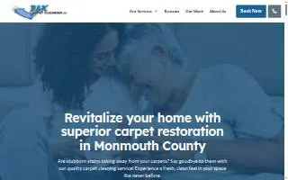 B & K Carpet Cleaning of Long Branch website