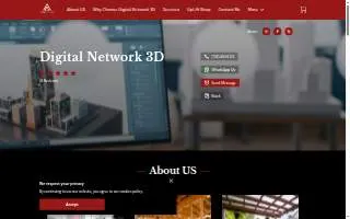 Digital Network 3D website