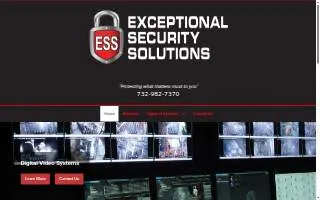 Exceptional Security Solutions website