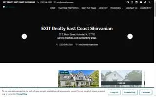 EXIT Realty East Coast of Long Branch website