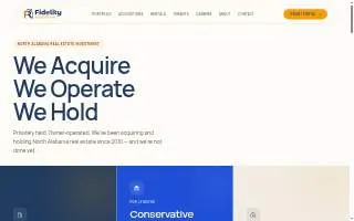 Fidelity Residential website