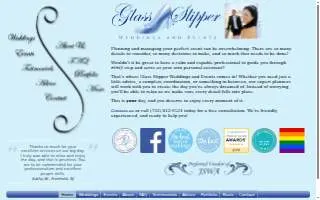 Glass Slipper Weddings & Events, LLC website