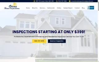 Ocean Home Inspections website