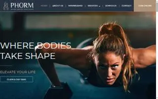 Phorm Fitness Personal Training of Long Branch website