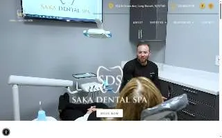 Saka Dental Spa website