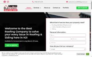 United Exteriors INC of Long Branch website