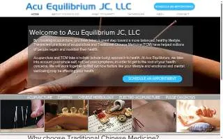 Acu Equilibrium JC, LLC website