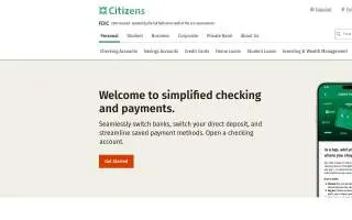 Citizens Bank of Mukwonago website