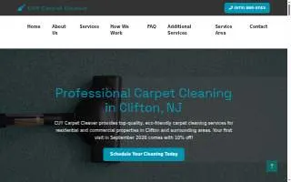 CUY Carpet Cleaner website