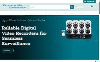 Evertech USA Corp. website