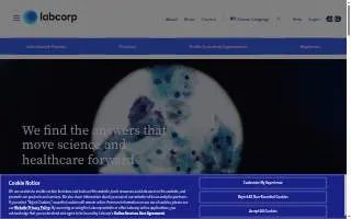 Labcorp of Lyndhurst website
