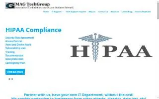 MAG TechGroup of Lyndhurst website