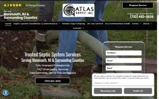Atlas Septic Inc. of Manalapan website