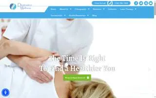 Destination Wellness Center website