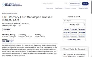 HMH - Primary Care - Manalapan - Franklin Medical Care