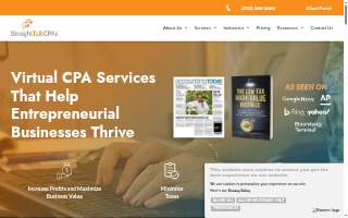 Straight Talk CPAs of Manalapan website