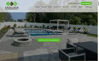 Zadlock Outdoor Services website