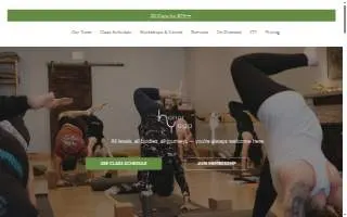 Honor Yoga Hillsborough website
