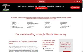 Concrete Chiropractor Concrete Leveling & Mudjacking of Maple Shade