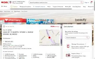 CVS of Maple Shade website