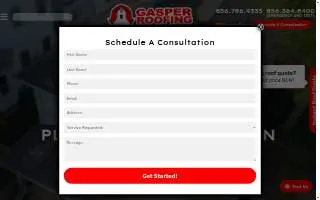 Gasper Roofing of Maple Shade website