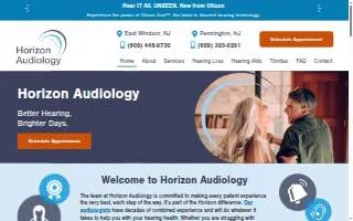 Horizon Audiology, Inc. of Ewing website