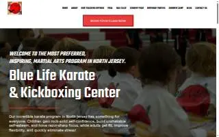 Blue Life Karate & Kickboxing Centers website