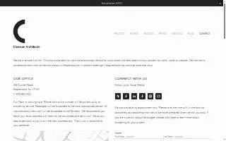 Clawson Architects website