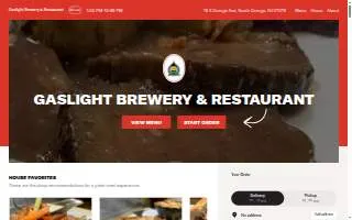 Gaslight Brewery & Restaurant of Maplewood website