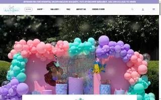 Gidi Balloons and More website