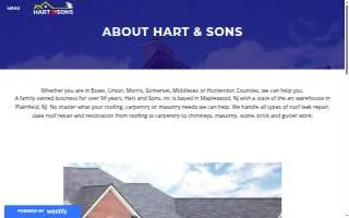 Hart & Sons, Inc. website
