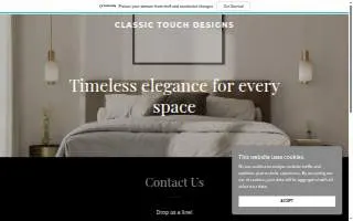 Classic Touch Designs website