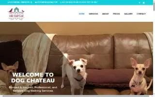 Dog Chateau website