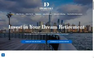 Dworetsky Financial of Marlboro website