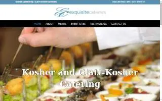 Exquisite Caterers website