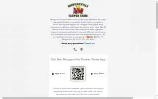 Morganville Flower Farm website