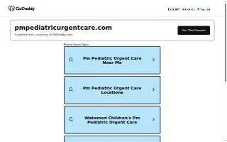 PM Pediatric Urgent Care of Marlboro website