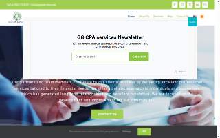 GG CPA services website