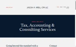 Jason A Krell, CPA LLC website