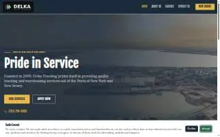 Delka Trucking of Metuchen website