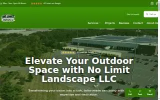 No Limit Landscape LLC of Metuchen website