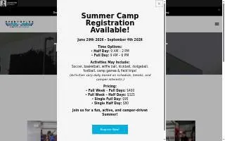 SportsPlex at Metuchen website