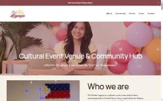 The Studio Ligaya website