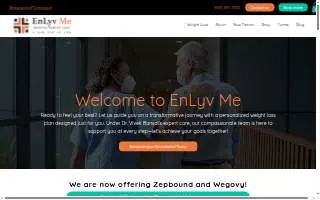 Enlyv Me Medical Weight Loss and Laser Hair Removal of Middlesex website