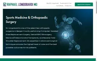University Orthopaedic Associates of Middlesex website