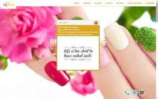 DB GOLDEN NAILS website
