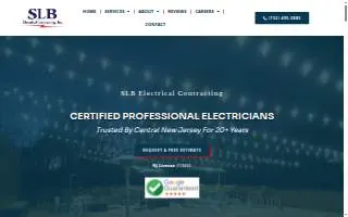 SLB Electrical Contracting Inc. website