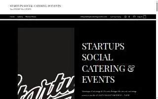 Startups Catering & Events website