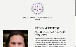 The Lafargue Law Firm of Plainfield website