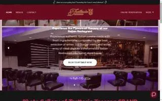Trattoria Toscana website